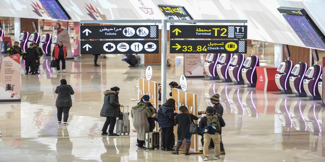 Les aéroports du Maroc ont accueilli 21 millions de passagers.