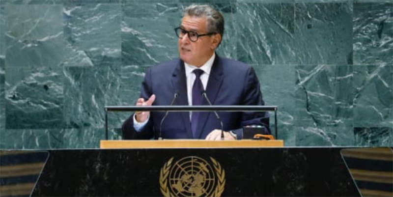 Akhannouch rappelle à l'ONU la Vision royale pour une paix juste au Proche-Orient