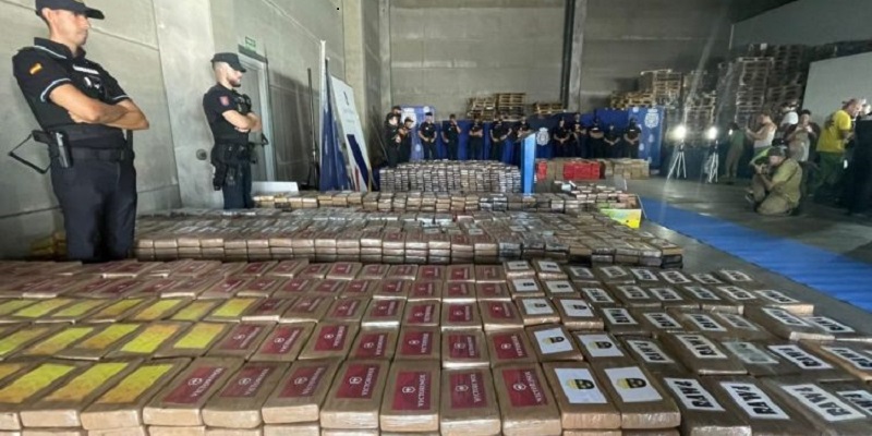 Saisie record de cocaïne en Espagne