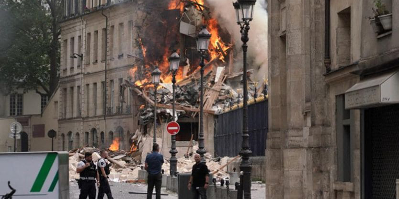 Effondrement d'un immeuble à Paris: six blessés graves