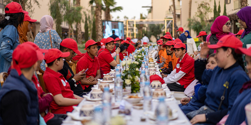 Caritatif: La plus grande table de ftour d’Afrique concrétisée à Marrakech