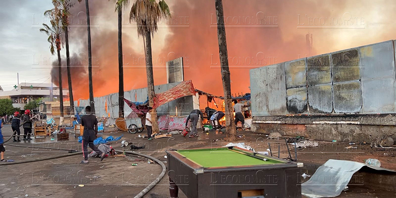 L'incendie survenu devant la gare Ouled Ziane circonscrit