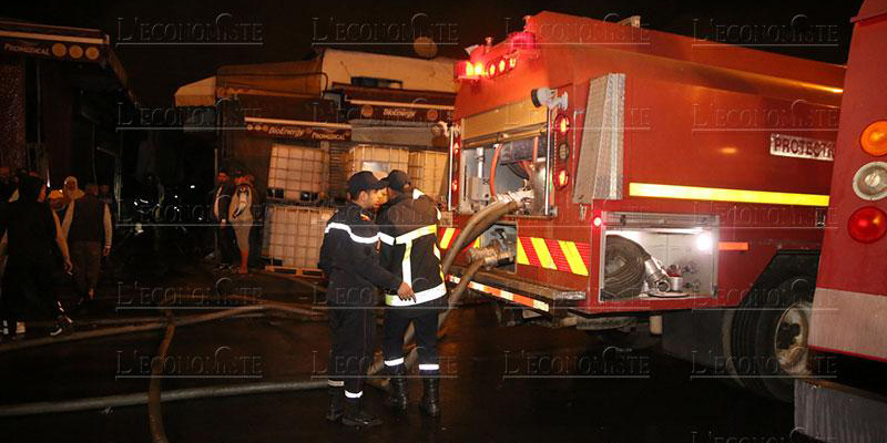 Casablanca: incendie dans un entrepôt à Aïn Sebaâ