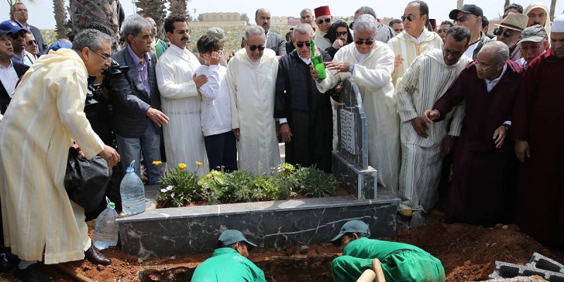 Rabat : Inhumation de Khalil Hachimi Idrissi