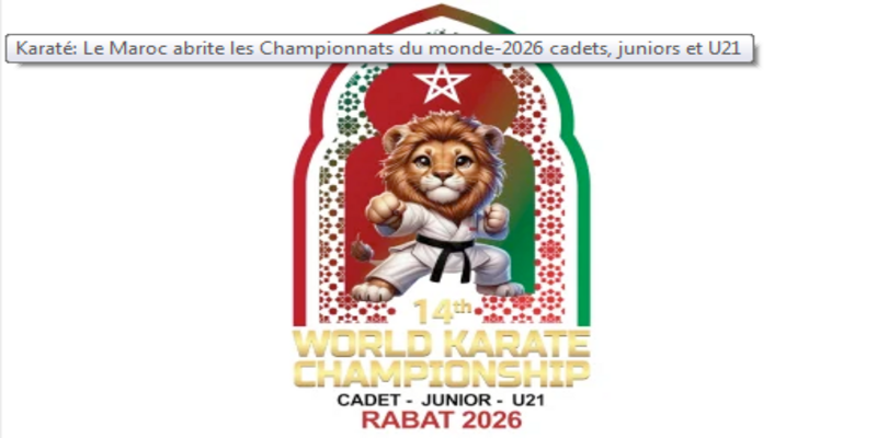 Karaté: Le Maroc accueille les Championnats du monde-2026 cadets, juniors et U21