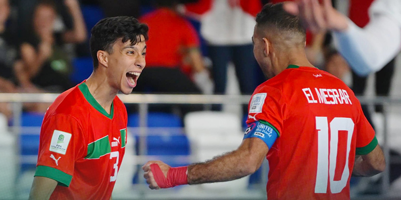 Coupe du monde de futsal : le Maroc bat l'Iran et rejoint les quarts de finale