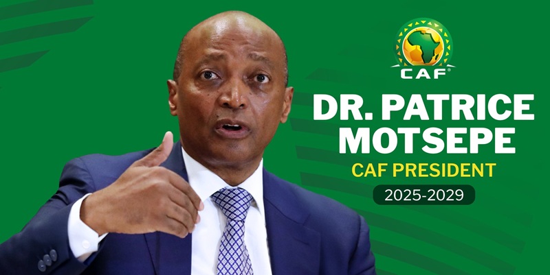 CAF : Patrice Motsepe rempile