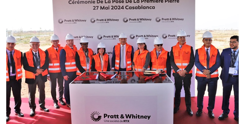 Casablanca : Pratt & Whitney Maroc pose la première pierre de son usine