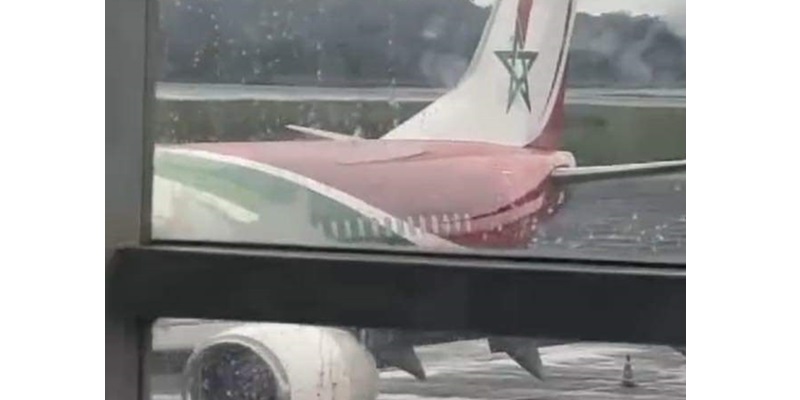 Un avion de RAM fait une sortie de piste à l'aéroport de Monrovia