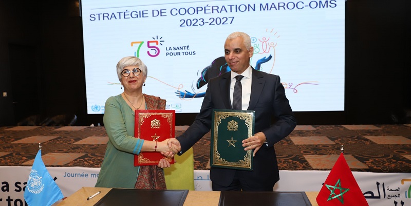 Maroc - OMS : la stratégie de coopération 2023-2027 signée