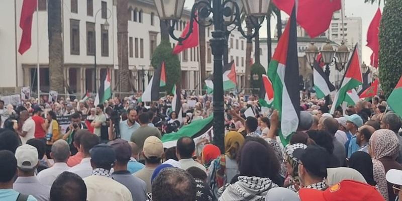 Rabat : Rassemblement pro-palestinien après la mort d'Ismaïl Haniyeh
