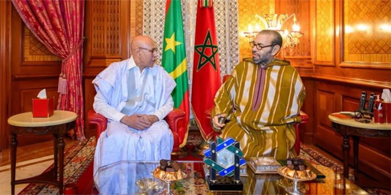 Casablanca : SM le Roi Mohamed VI accueille le Président mauritanien