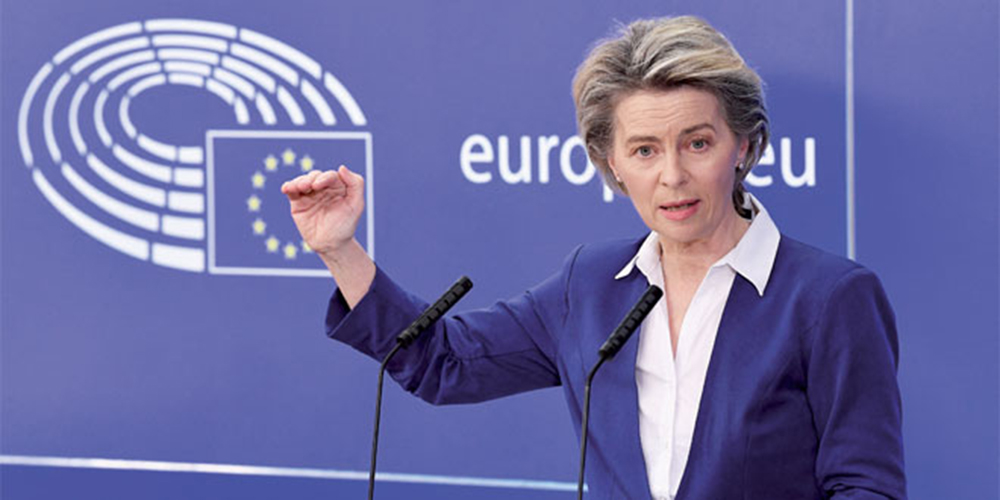 Ursula Von der Leyen à Kiev pour l'adhésion de l'Ukraine à l'UE